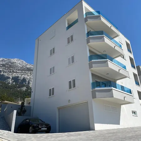 Neue Familienwohnung Meerblick - Klima & Parkplatz Макарска