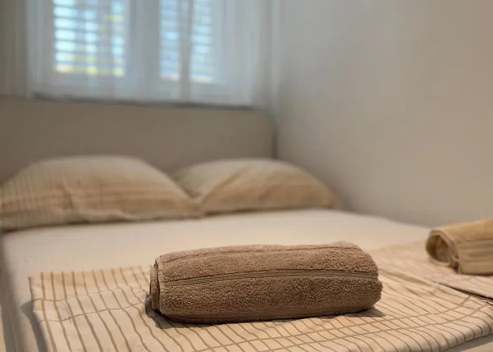 Neue Familienwohnung Meerblick - Klima & Parkplatz Daire Makarska