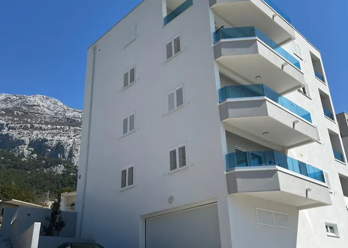 Neue Familienwohnung Meerblick - Klima & Parkplatz 马卡尔斯卡